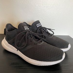 Black Adidas Cloudfoam sneakers